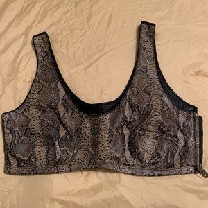 Harley Davidson Leather Bra Top
